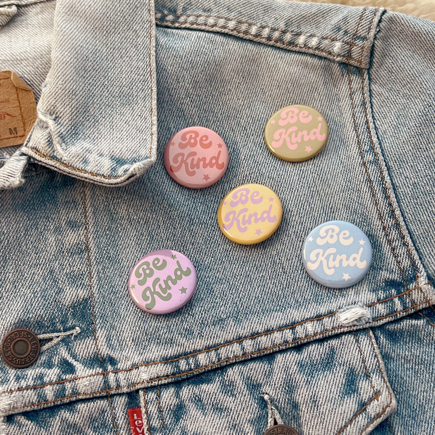 Be Nice Button Pin