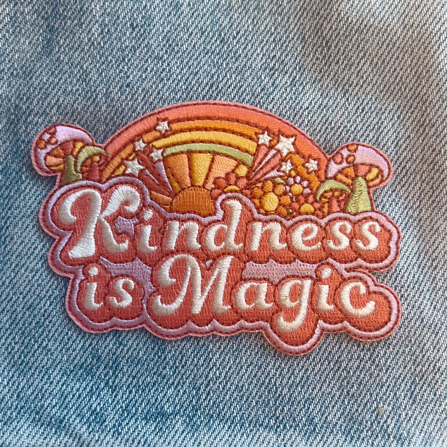 Kindness is Magic Rainbow Patch