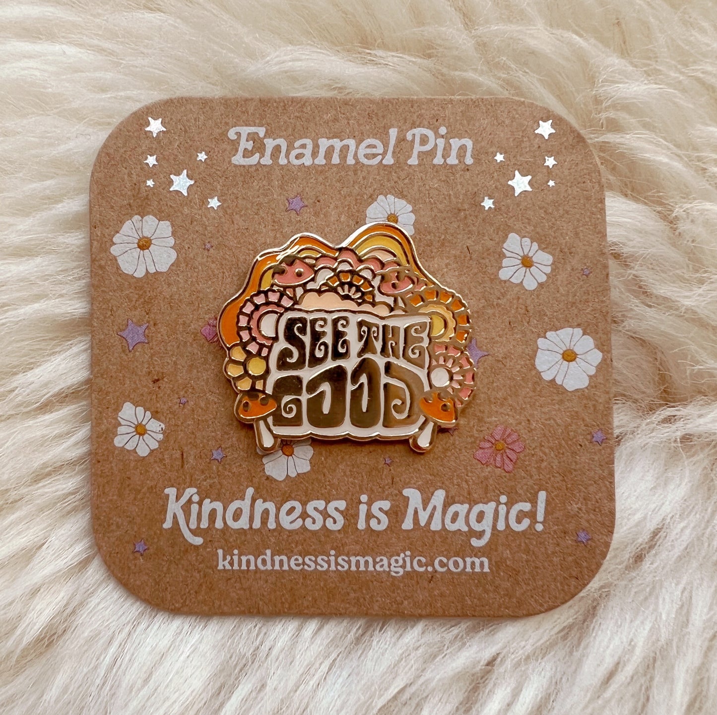 See the Good Enamel Pin